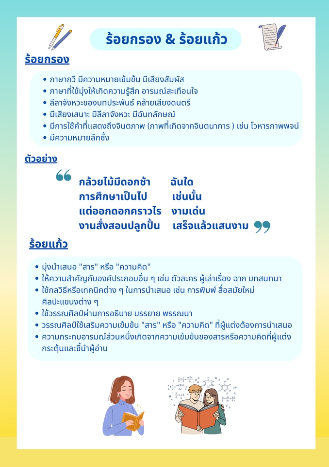 Infographics - รับทำ Infographic ใบความรู้ เพื่อเป็นสื่อการสอนในวิชาต่าง ๆ - 4