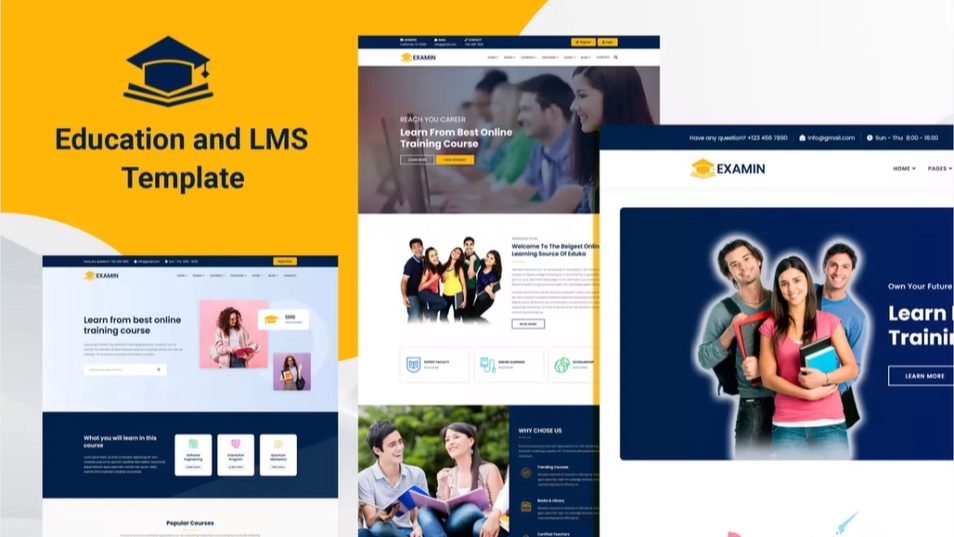 Jasa Pembuatan Website Profesional untuk Meningkatkan Bisnis Anda - Template Website Education dan LMS