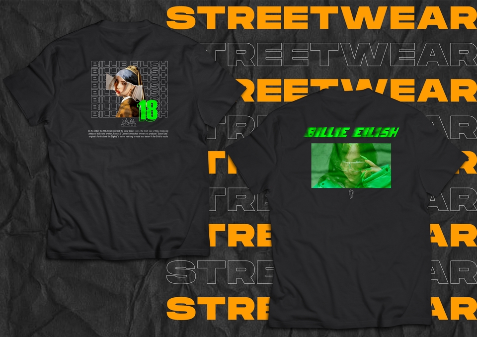 Desain Kaos & Motif - DESAIN KAOS STREETWEAR STYLE - 5