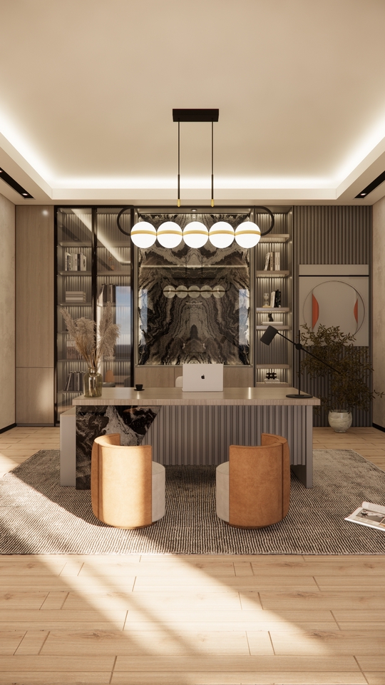 Jasa Desain Interior Kantor Minimalis Modern, Interior Design, Desain Kantor, Desain Interior, 3D Render, Jasa Desain 3D, Desain Ruangan Kerja