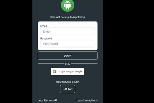 Pembuatan website berbasis android 