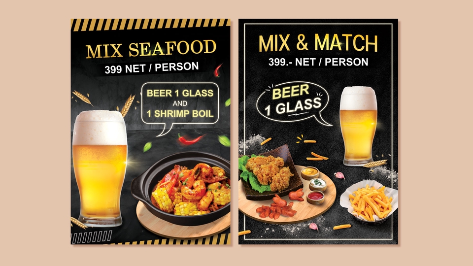 สื่อสิ่งพิมพ์และนามบัตร - รับออกแบบเมนูอาหาร นามบัตร โปรชัว โปสเตอร์และอื่นๆ - 17