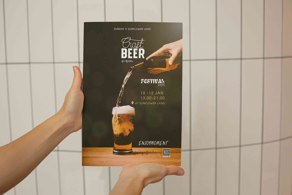 สื่อสิ่งพิมพ์และนามบัตร - รับออกแบบสื่อสิ่งพิมพ์ทุกชนิด /เมนูอาหาร,เครื่องดื่ม,การ์ด,นามบัตร,โบรชัวร์,ใบปลิว,สื่อออนไลน์ - 6