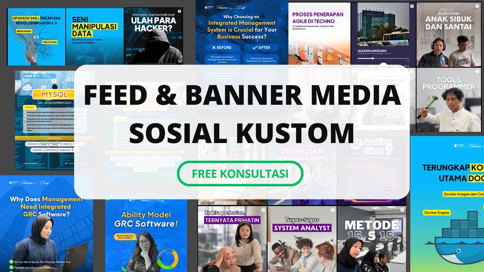 Banner Online - Feed dan Banner Media Sosial Kustom - 1