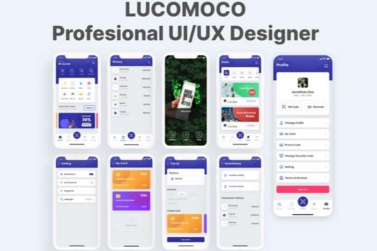 UI/UX design tampilan Mobile website tablet