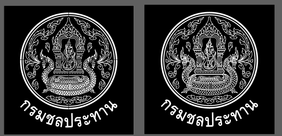 ภาพวาดเวกเตอร์ตราประทับกรมศุลกากร