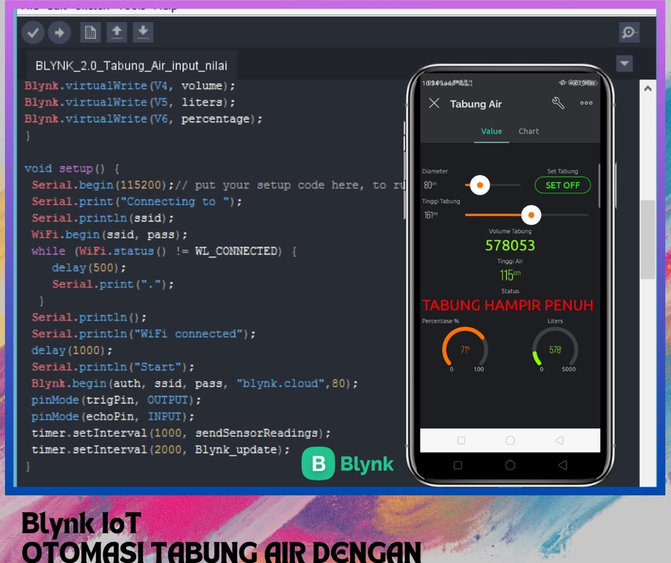 Elektronik & Robotika - Jasa Pemograman Platform Blynk IOT - 8