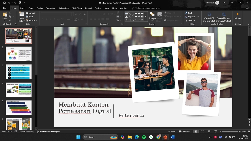 Presentasi - ppt presentasi mudah dipahami  - 1