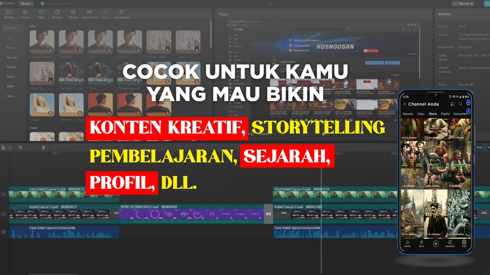 Viral Video - Jasa Pembuatan Video Ilustrasi Youtube SHORT, REELS, TIKTOK - 3