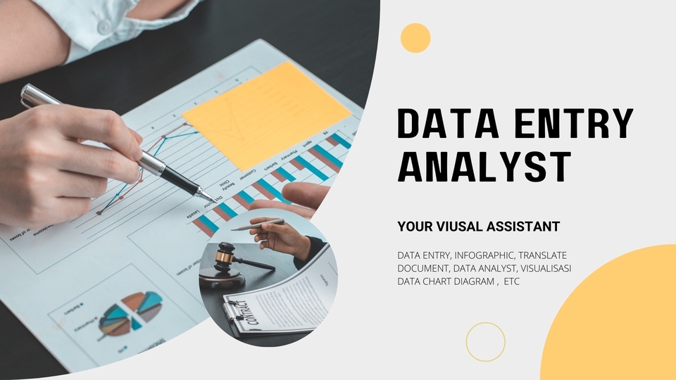 Entri Data - Data Entry / Input Data, Analisis Data & Visualisasi Data (Grafik, Chart, Diagram), Infografis, dll - 1