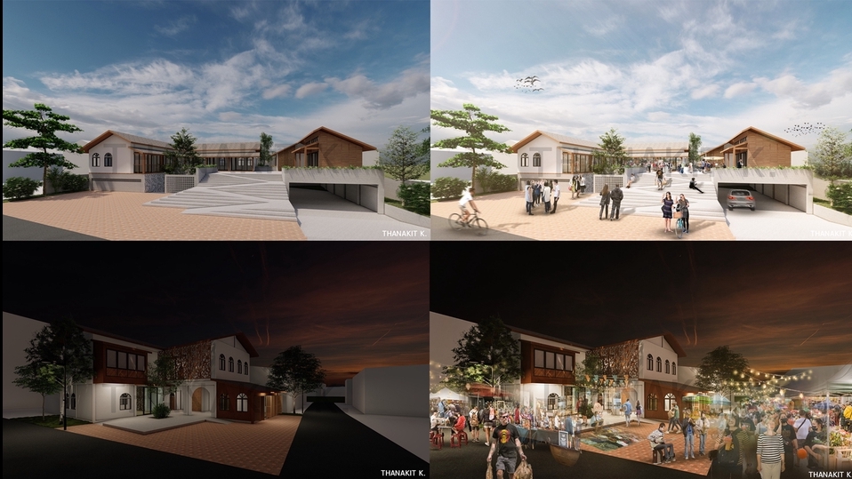 3D Perspective - ตกแต่งรูปภาพ Perspective งานสถาปัตยกรรมทั้งภายในและภายนอก - 3