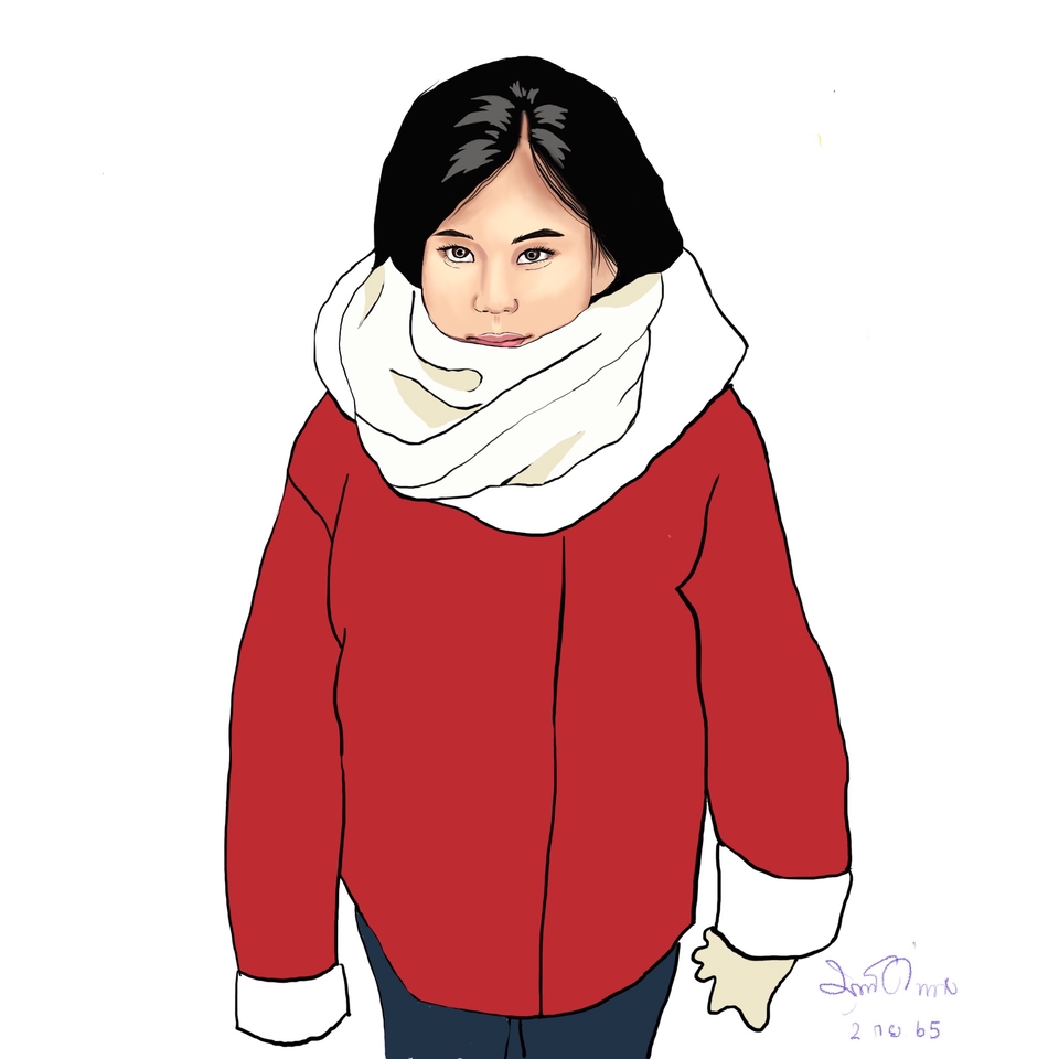 วาดภาพเหมือน Portrait - รับวาดภาพดิจิตอลเพ้นท์ - 5