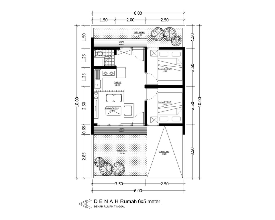 CAD Drawing - Jasa Gambar denah rumah 2D harga per rumah - Sehari bisa jadi - 9