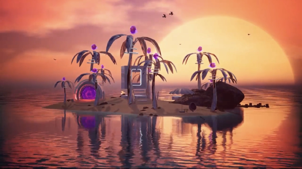 รับทำโมเดล3D เกาะเขตร้อน สไตล์ไซไฟ โมเดล3มิติ แพ็คช็อต