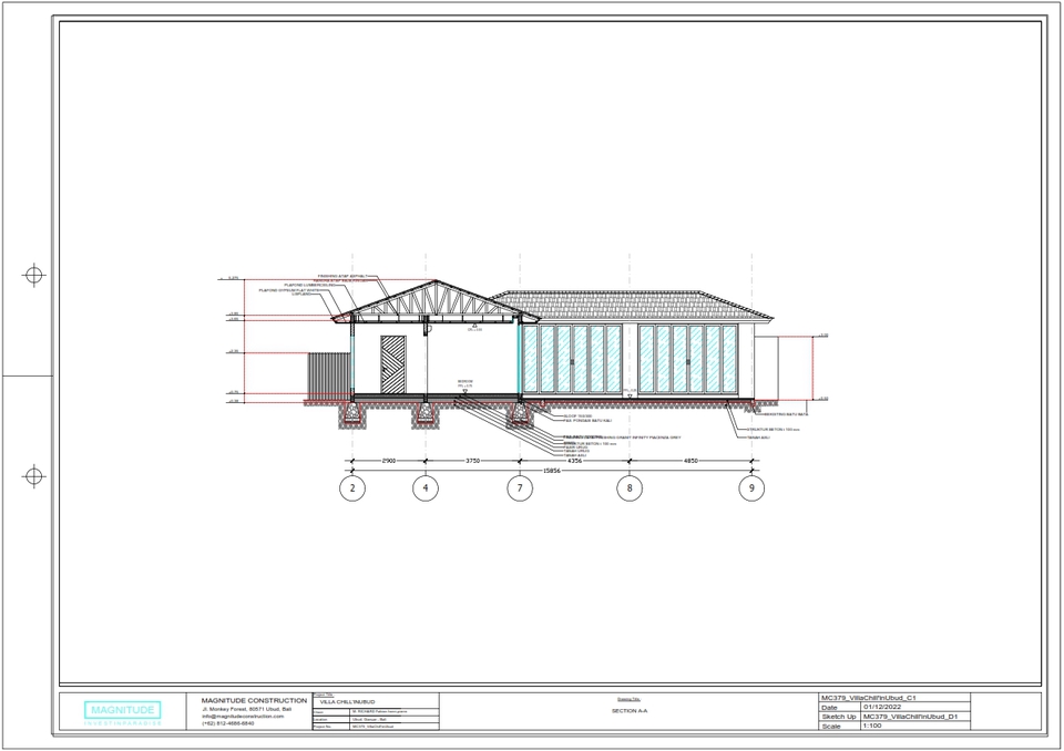 CAD Drawing - Gambar AutoCAD 2D ,Satu Hari Jadi, (Drafter), IMB/PBG - 11