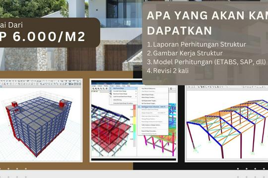 Jasa Gambar AutoCAD & Drafter Arsitektur Interior - IMB|PBG| Jasa Hitung dan Gambar Struktur | Cepat, Murah, Revisi Gratis