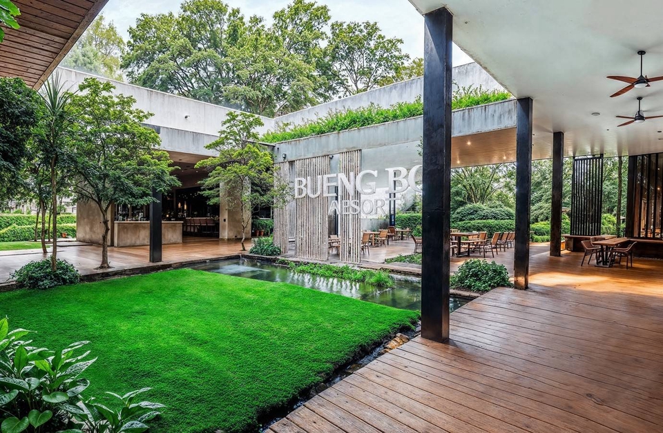 ที่ปรึกษางานก่อสร้าง ออกแบบบ้านสวย บุ้งบ่อรีสอร์ท งานก่อสร้างคุณภาพสูง
