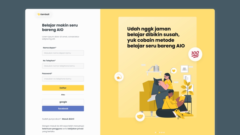 Desain Web - Desain Modern, Clean &  Wonderfull Website dengan Figma - 2