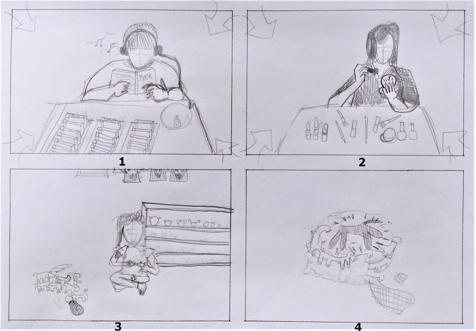 วาด/ออกแบบสตอรี่บอร์ด - บริการวาด Storyboard - 10