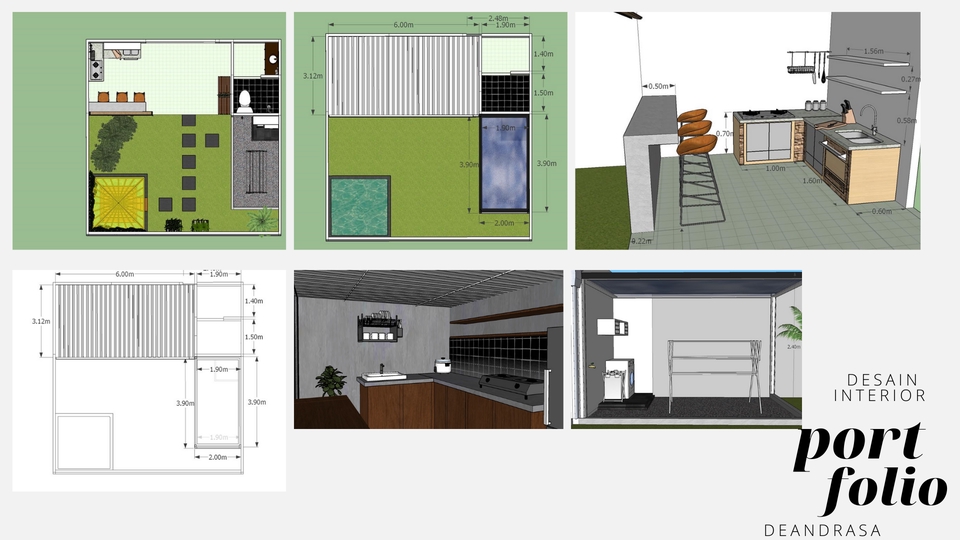 Desain Furniture - DESAIN INTERIOR 3D SKETCHUP - 2