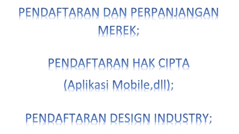 Perizinan Usaha - Jasa Pendaftaran Merek / Brand dan Hak Cipta ke DITJEN HKI (Hak Atas Kekayaan Intelektual) - 1