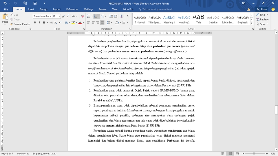 Pengetikan Umum - Jasa pengetikan (Word/Excel/Powerpoint/Transkrip) Bahasa Indonesia/Bahasa Inggris - 4