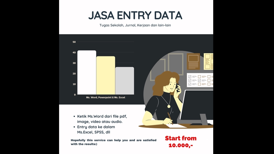 Entri Data - Jasa Entry Data (Tugas sekolah, kuliah, kerjaan dan lain-lain) - 1