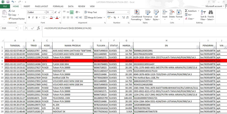 Entri Data - ENTRY DATA (MS. WORD , EXCEL) - 5