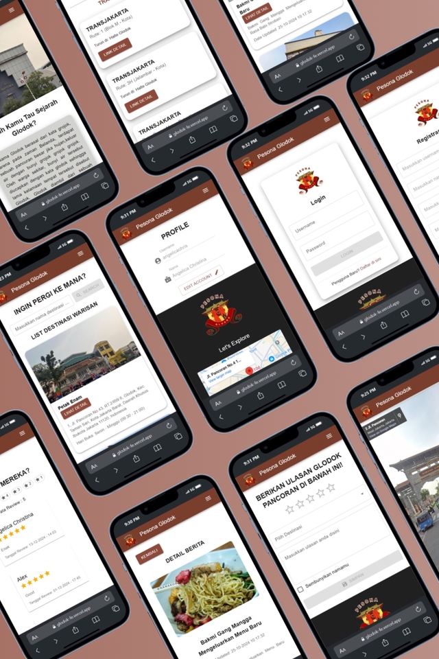 Jasa pembuatan website profesional dan website custom dengan desain modern dan responsive.