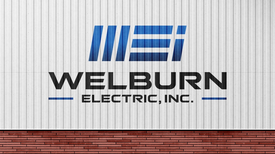 Logo Welburn Electric Inc, jasa desain logo perusahaan, buat logo perusahaan, desain logo online, design logo perusahaan, harga desain logo perusahaan.