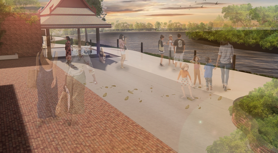 ไดคัท & Photoshop - ตกแต่งภาพผลงาน อาคาร รูปสามมิติ - 4