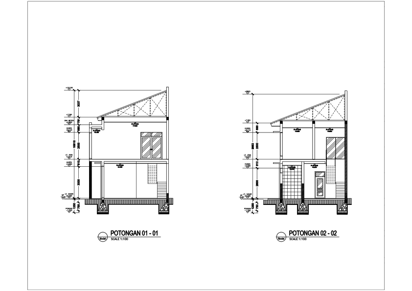 CAD Drawing - Gambar Kerja dan RAB - 5