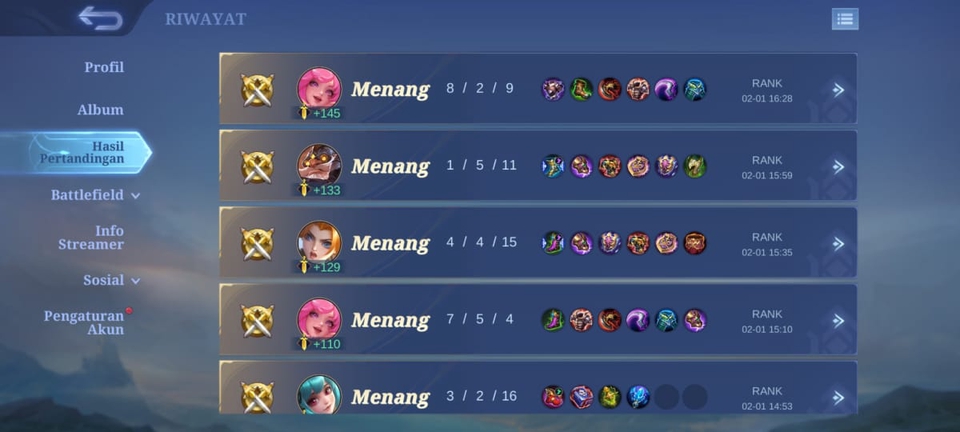 Joki game Mobile Legend, jasa joki ML, harga joki Mobile Legend,  joki rank Mobile Legend, joki akun Mobile Legend