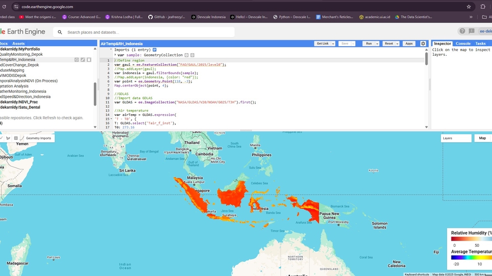 Jasa Lainnya di Web dan Pemrograman - Jasa Analisis Geospasial Menggunakan Google Earth Engine (GEE)