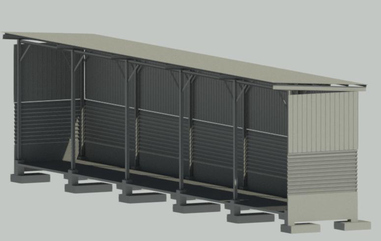 ทำโมเดล 3D - ออกแบบ โมเดิร์น 2 ชั้น - 4