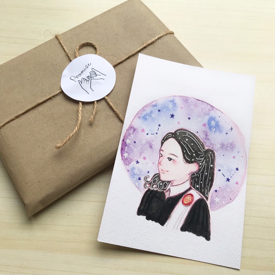 วาดภาพเหมือน Portrait - งานรูปวาดบุคคลเป็นภาพสีน้ำ - 7