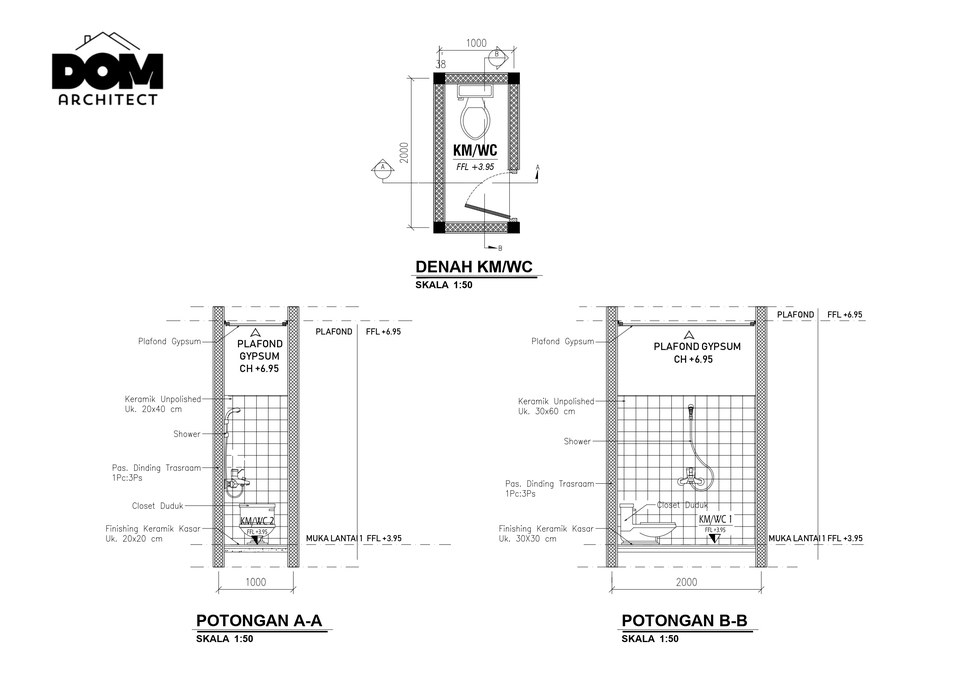 Jasa Gambar Kerja Arsitektural, Struktur, 3D dan RAB