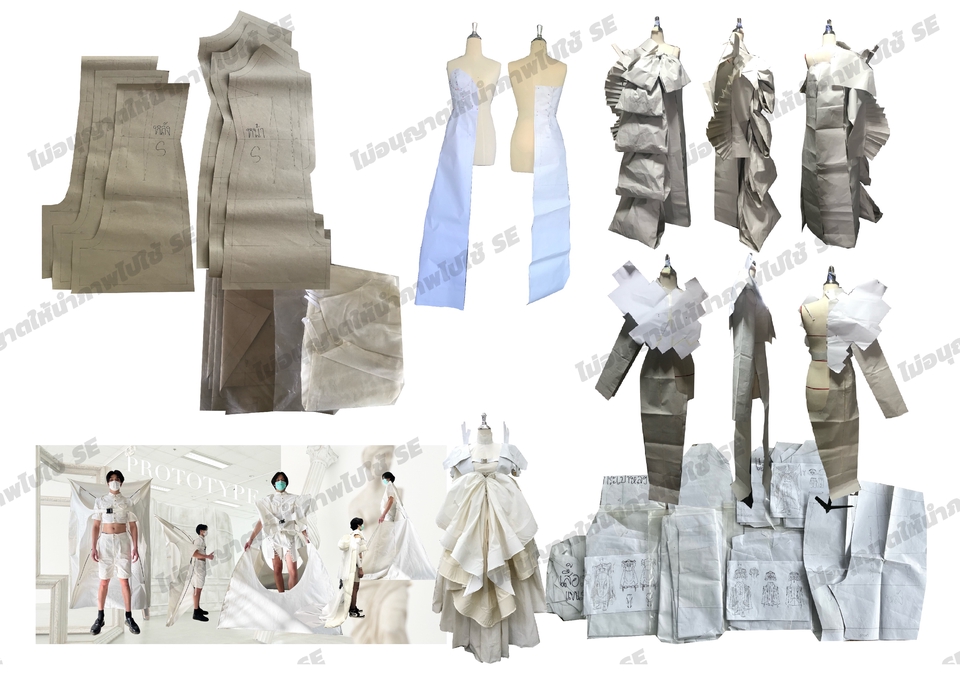 วาด/ออกแบบแพทเทิร์นเสื้อผ้า - รับวาด fashion illustration ออกแบบเสื้อผ้า ออกแบบลายผ้า ออกแบบกระเป๋า รับทำแบรนด์แฟชั่น - 19