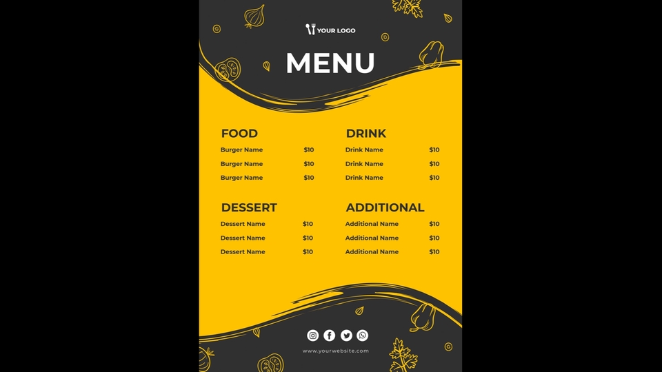 Digital Printing - PROMO!! DESAIN MENU RESTORAN, CAFE, KULINER. - 2