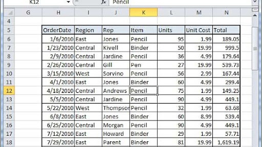 Entri Data Excel