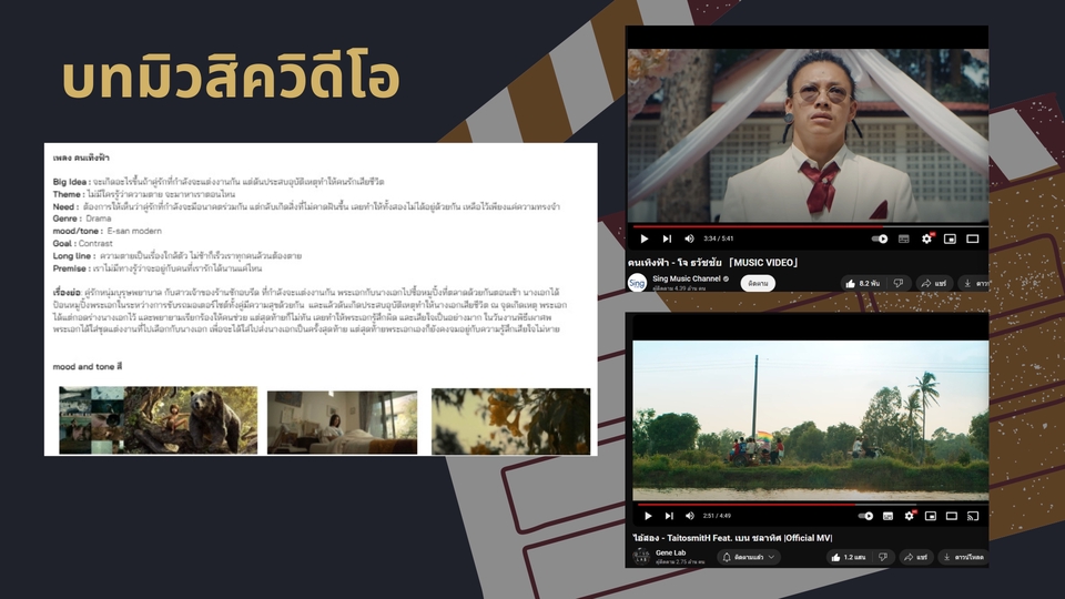 เขียนนิยาย / เรื่องสั้น - บทละครเวที บทภาพยนตร์ บทละครสั้น บทมิวสิควิดีโอเพลง - 5