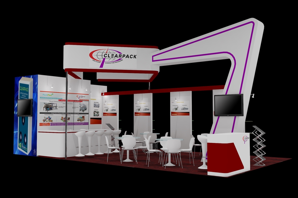 3D & Perspektif - Design Stand Pameran Harga Ekonomis - 5