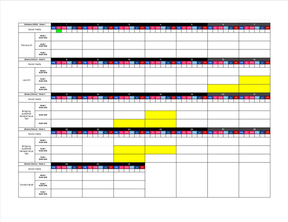 Caption Sosial Media - Copywriting I Buat ideasi konten 30 hari I Caption l riset hashtag - 5