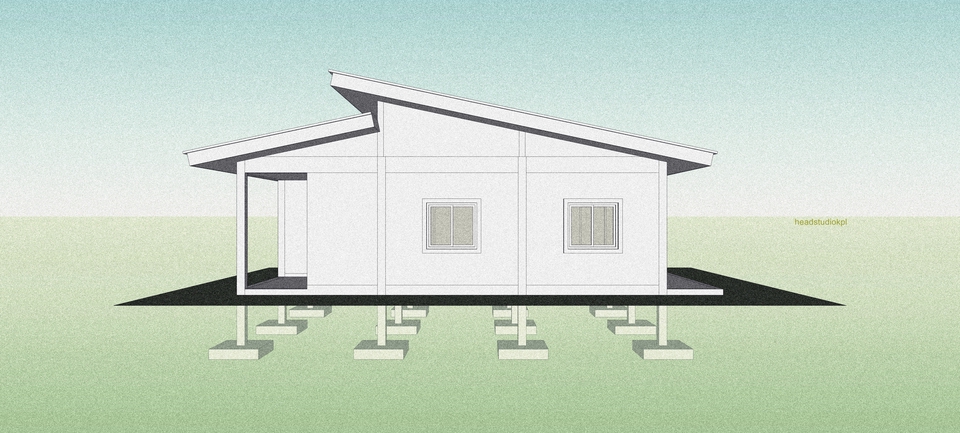 3D Perspective - ขึ้นโมเดลอาคาร 3 มิติ ด้วยโปรแกรม Sketchup - 9