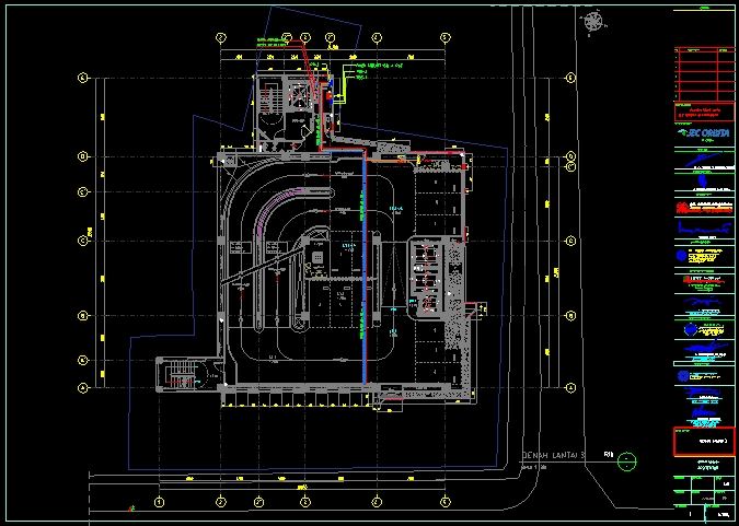Jasa drafter autocad freelance untuk gambar desain denah lantai bangunan