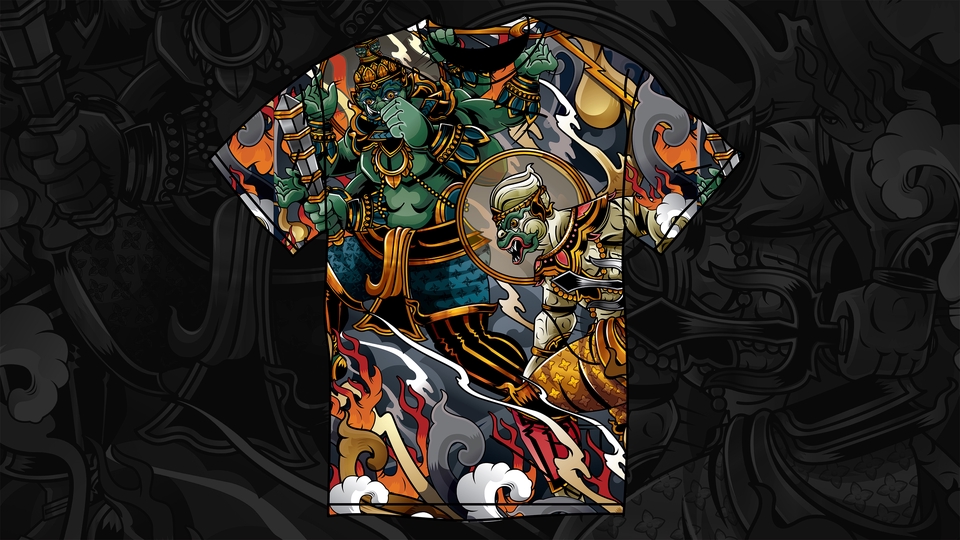วาด/ออกแบบแพทเทิร์นเสื้อผ้า - ออกแบบลายเสื้อยืด และ ลายผ้าแพทเทิร์น ลายพิมพ์แบบต่อเนื่อง - 10