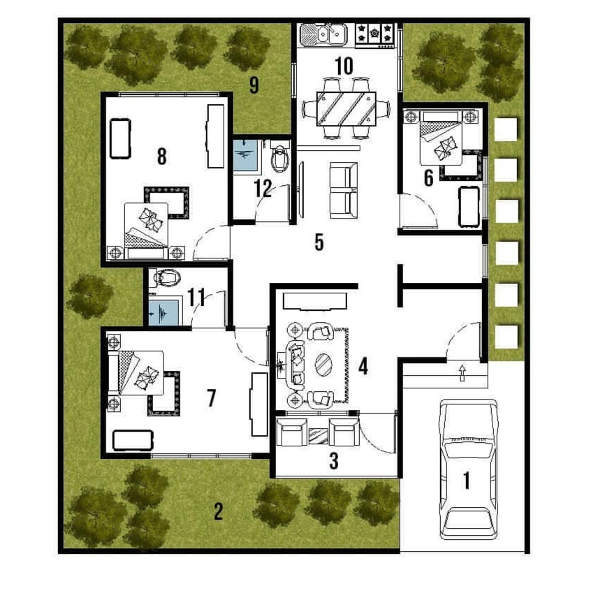 CAD Drawing - Desain Bangunan 3D/2D, RAB, Interior dan Eksterior - 6