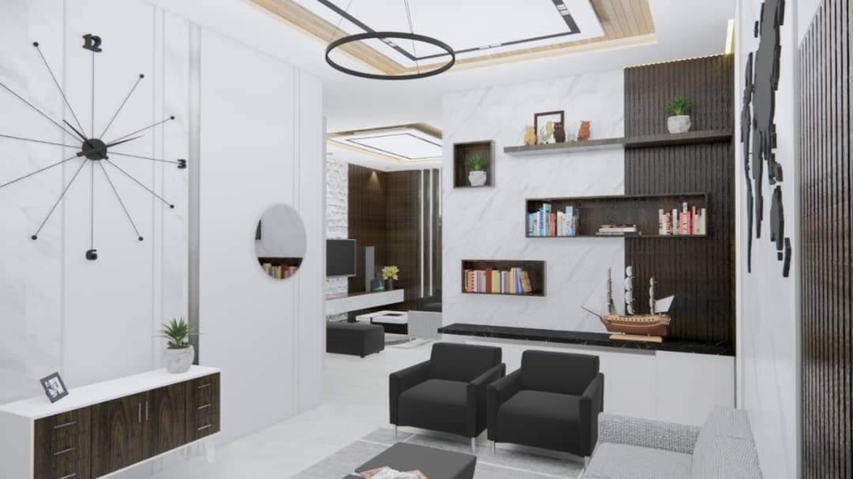 3D & Perspektif - DESAIN INTERIOR 3D | RENDERING | GAMBAR KERJA - 2