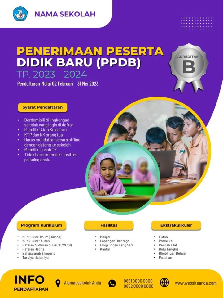 Banner Online - BROSUR PENERIMAAN SISWA/SANTRI BARU - 6