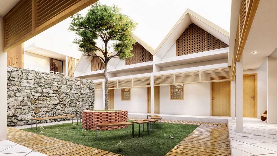 3D & Perspektif - RENDER VIDEO 3D ANIMASI BANGUNAN - 24